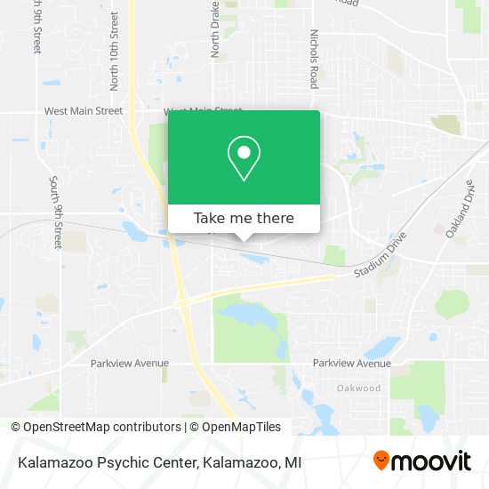 Kalamazoo Psychic Center map