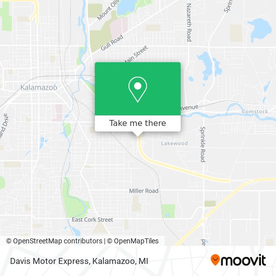 Davis Motor Express map