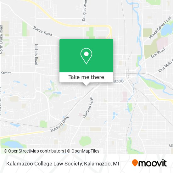 Mapa de Kalamazoo College Law Society