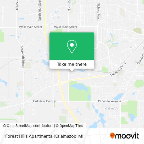 Forest Hills Apartments map