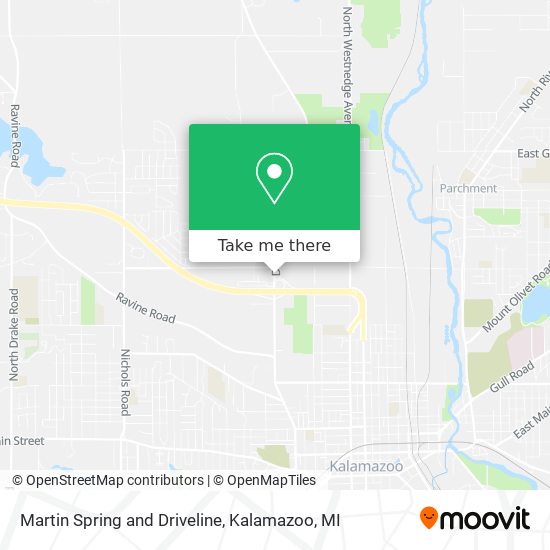 Martin Spring and Driveline map