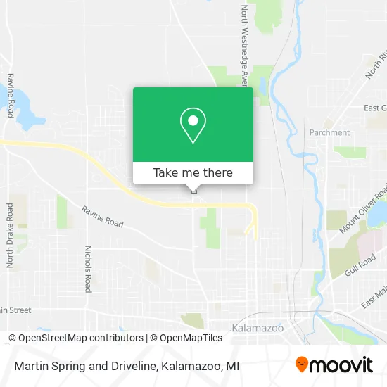 Martin Spring and Driveline map