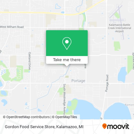 Mapa de Gordon Food Service Store