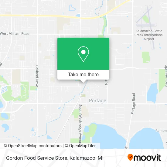 Gordon Food Service Store map