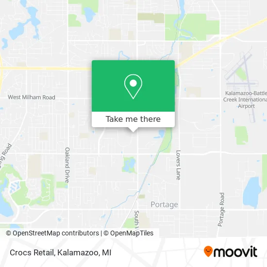 Crocs Retail map