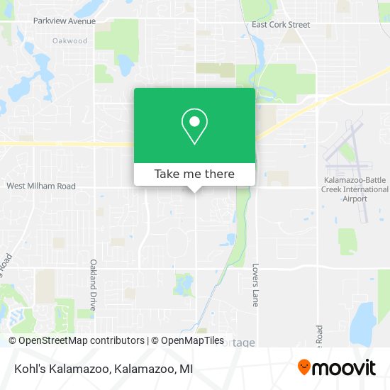 Kohl's Kalamazoo map