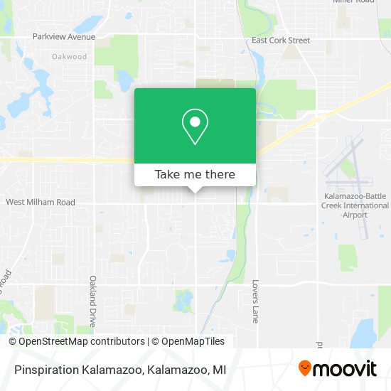 Mapa de Pinspiration Kalamazoo