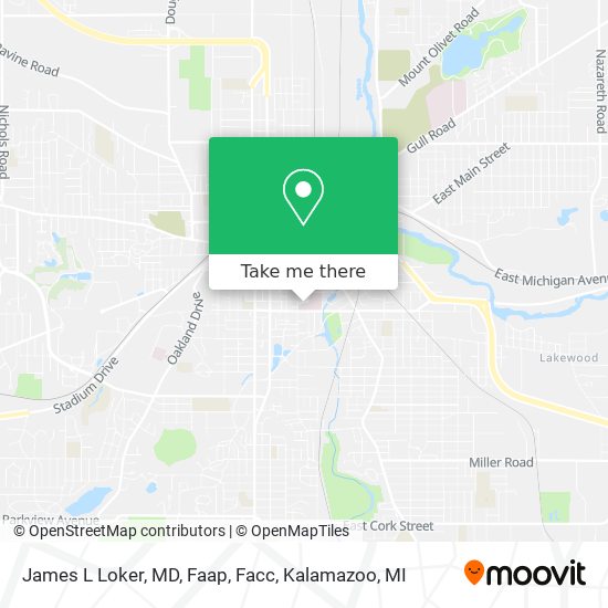 Mapa de James L Loker, MD, Faap, Facc