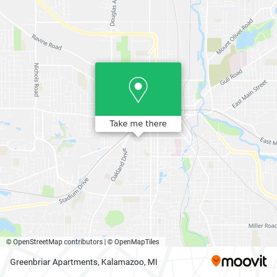 Mapa de Greenbriar Apartments