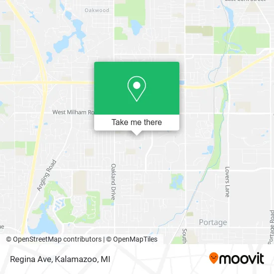 Mapa de Regina Ave