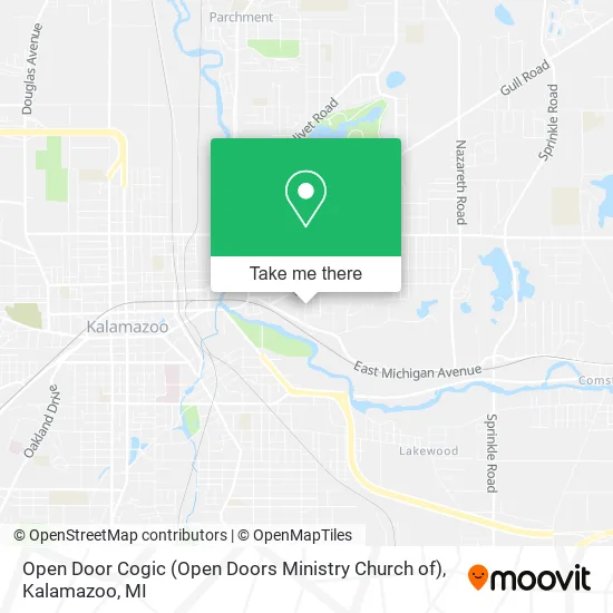 Open Door Cogic (Open Doors Ministry Church of) map