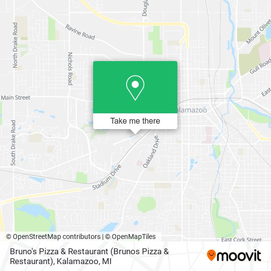 Bruno's Pizza & Restaurant (Brunos Pizza & Restaurant) map