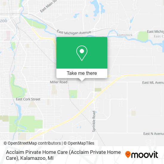 Acclaim Pirvate Home Care map