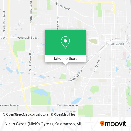 Nicks Gyros (Nick's Gyros) map