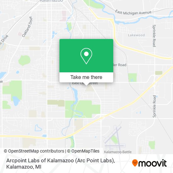 Arcpoint Labs of Kalamazoo (Arc Point Labs) map