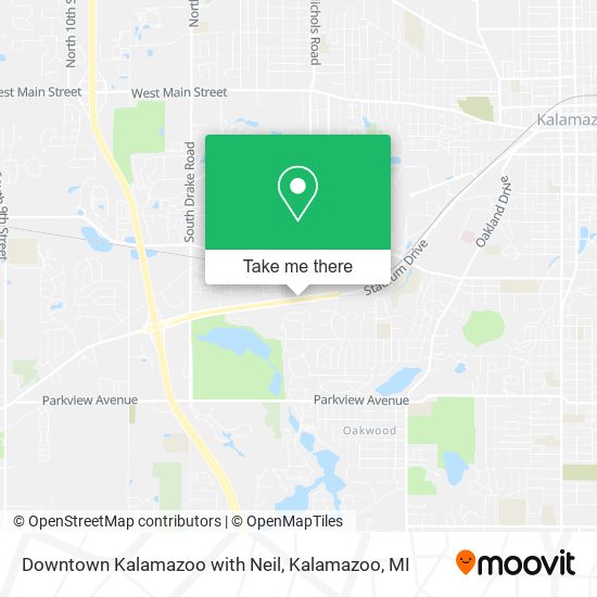 Downtown Kalamazoo with Neil map