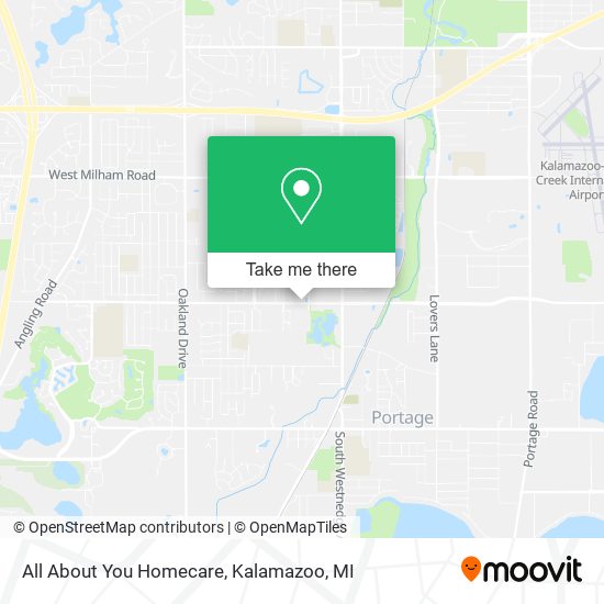 All About You Homecare map