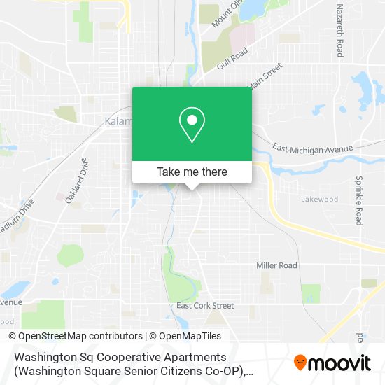 Washington Sq Cooperative Apartments (Washington Square Senior Citizens Co-OP) map