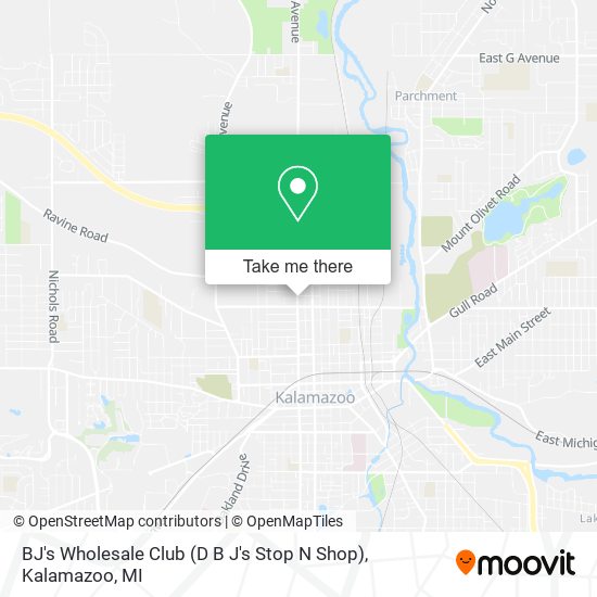 BJ's Wholesale Club (D B J's Stop N Shop) map