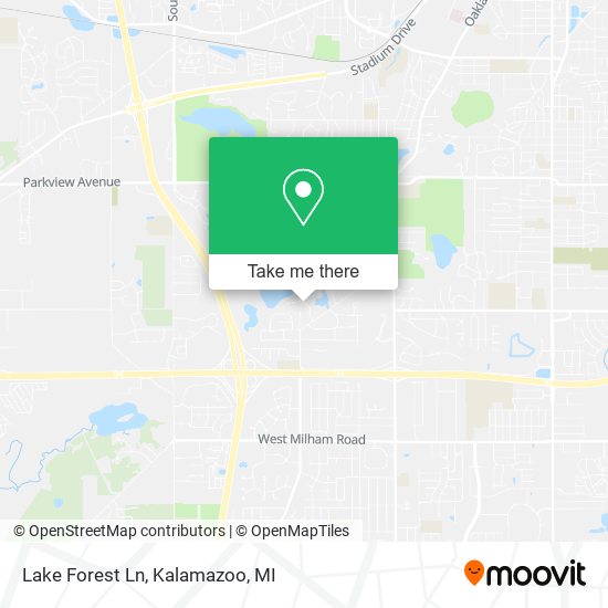 Lake Forest Ln map