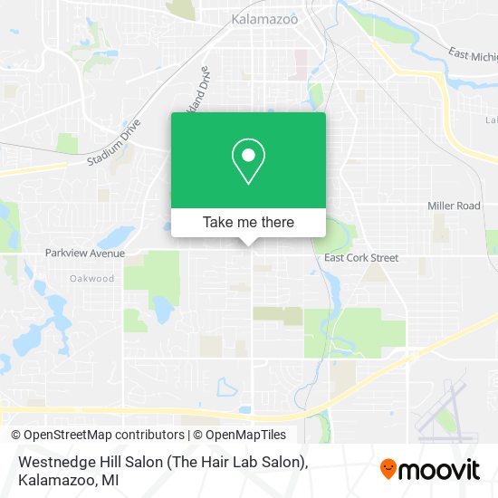 Westnedge Hill Salon (The Hair Lab Salon) map