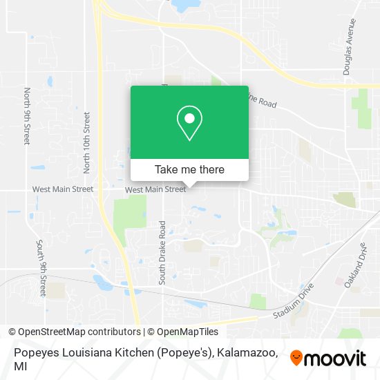 Mapa de Popeyes Louisiana Kitchen (Popeye's)
