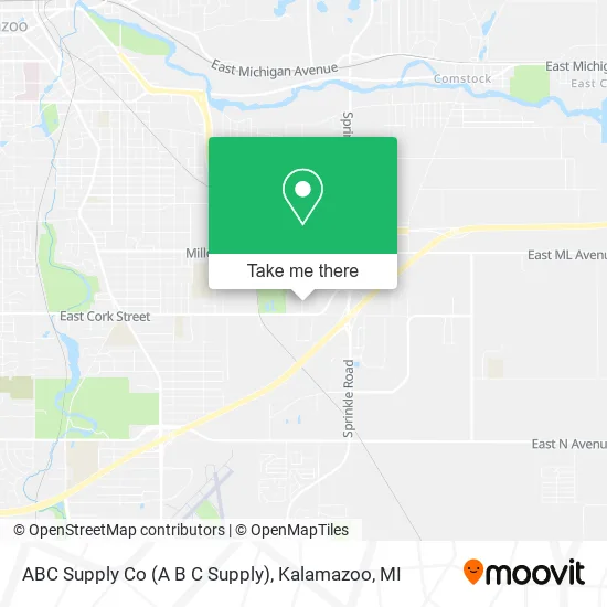 Mapa de ABC Supply Co (A B C Supply)