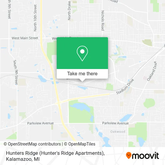 Hunters Ridge (Hunter's Ridge Apartments) map