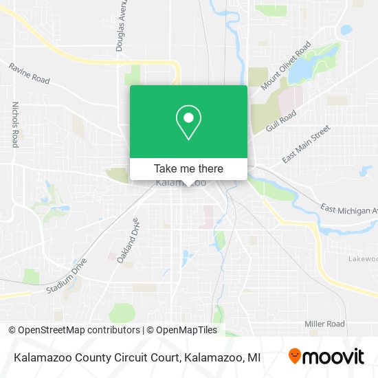 Kalamazoo County Circuit Court map