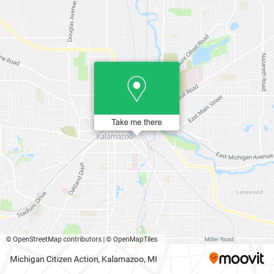 Michigan Citizen Action map