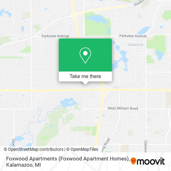 Mapa de Foxwood Apartments (Foxwood Apartment Homes)