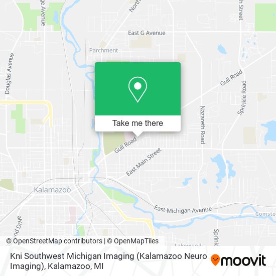 Mapa de Kni Southwest Michigan Imaging (Kalamazoo Neuro Imaging)