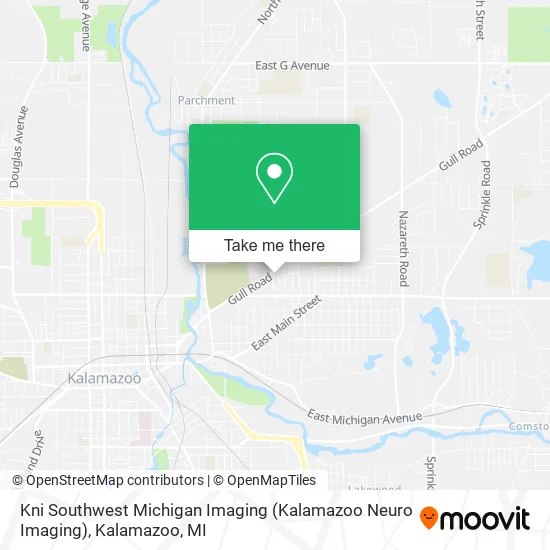 Kni Southwest Michigan Imaging (Kalamazoo Neuro Imaging) map