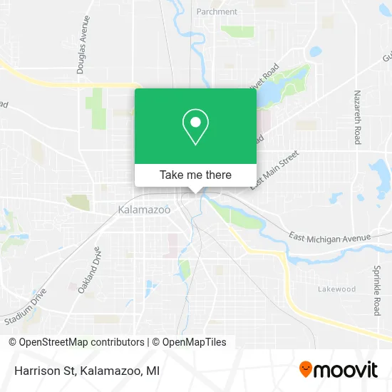 Harrison St map
