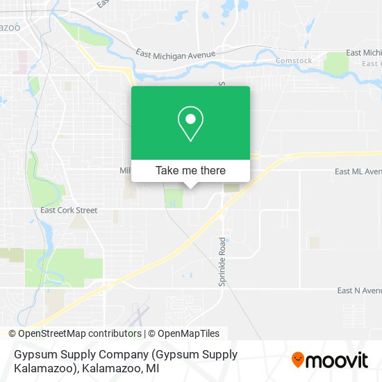 Gypsum Supply Company (Gypsum Supply Kalamazoo) map