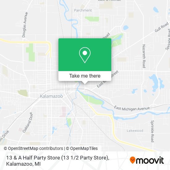 13 & A Half Party Store (13 1 / 2 Party Store) map