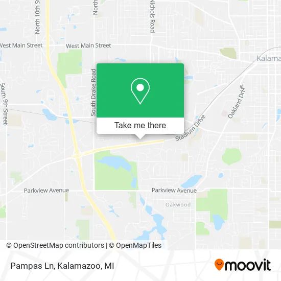 Pampas Ln map