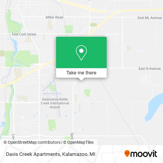 Davis Creek Apartments map