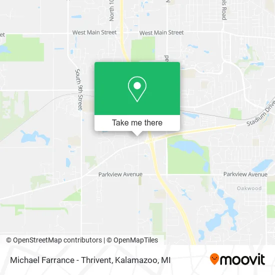 Mapa de Michael Farrance - Thrivent