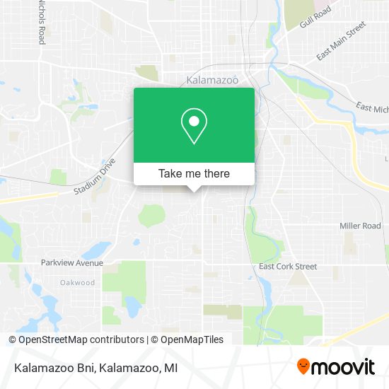 Kalamazoo Bni map