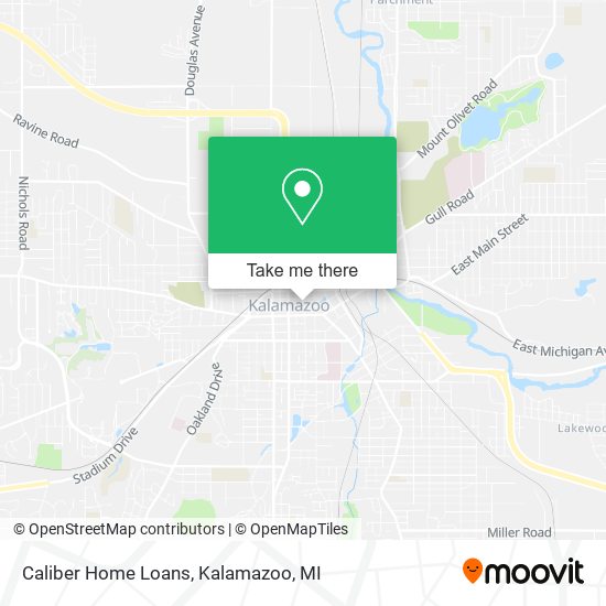 Caliber Home Loans map