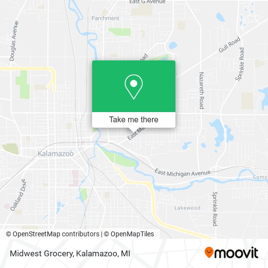 Midwest Grocery map