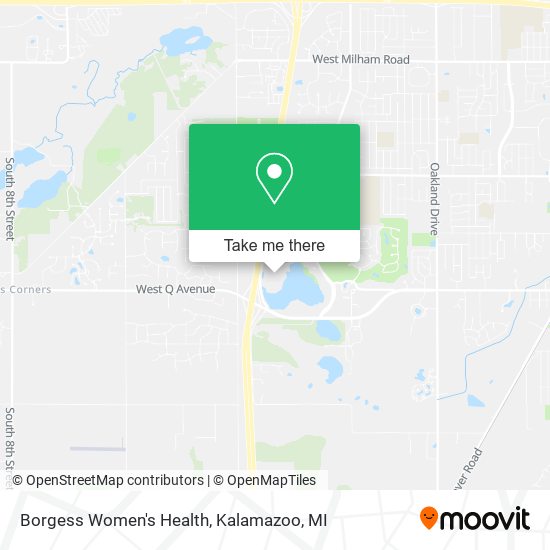 Borgess Women's Health map