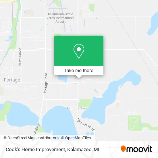 Cook's Home Improvement map