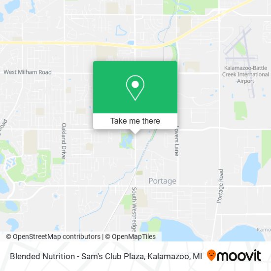 Blended Nutrition - Sam's Club Plaza map