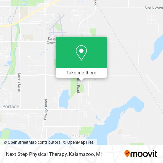 Mapa de Next Step Physical Therapy