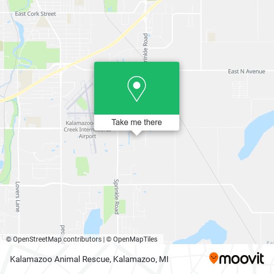 Mapa de Kalamazoo Animal Rescue