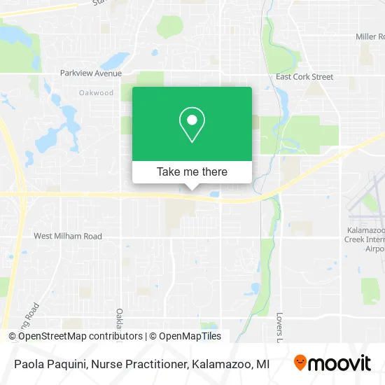 Paola Paquini, Nurse Practitioner map