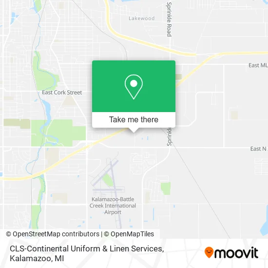 CLS-Continental Uniform & Linen Services map