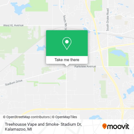 Treehousse Vape and Smoke- Stadium Dr map